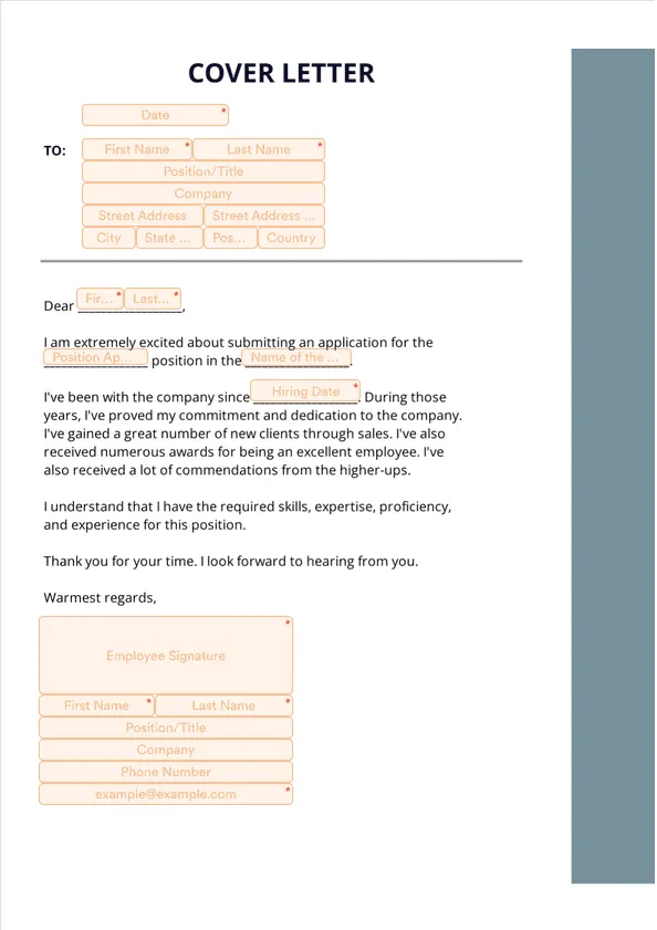 36942 promotion cover letter mistakes