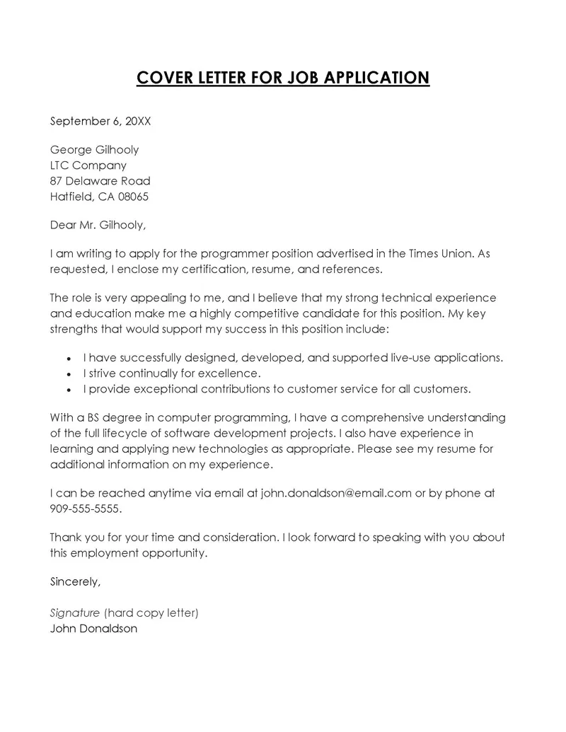 36946 cover letter format