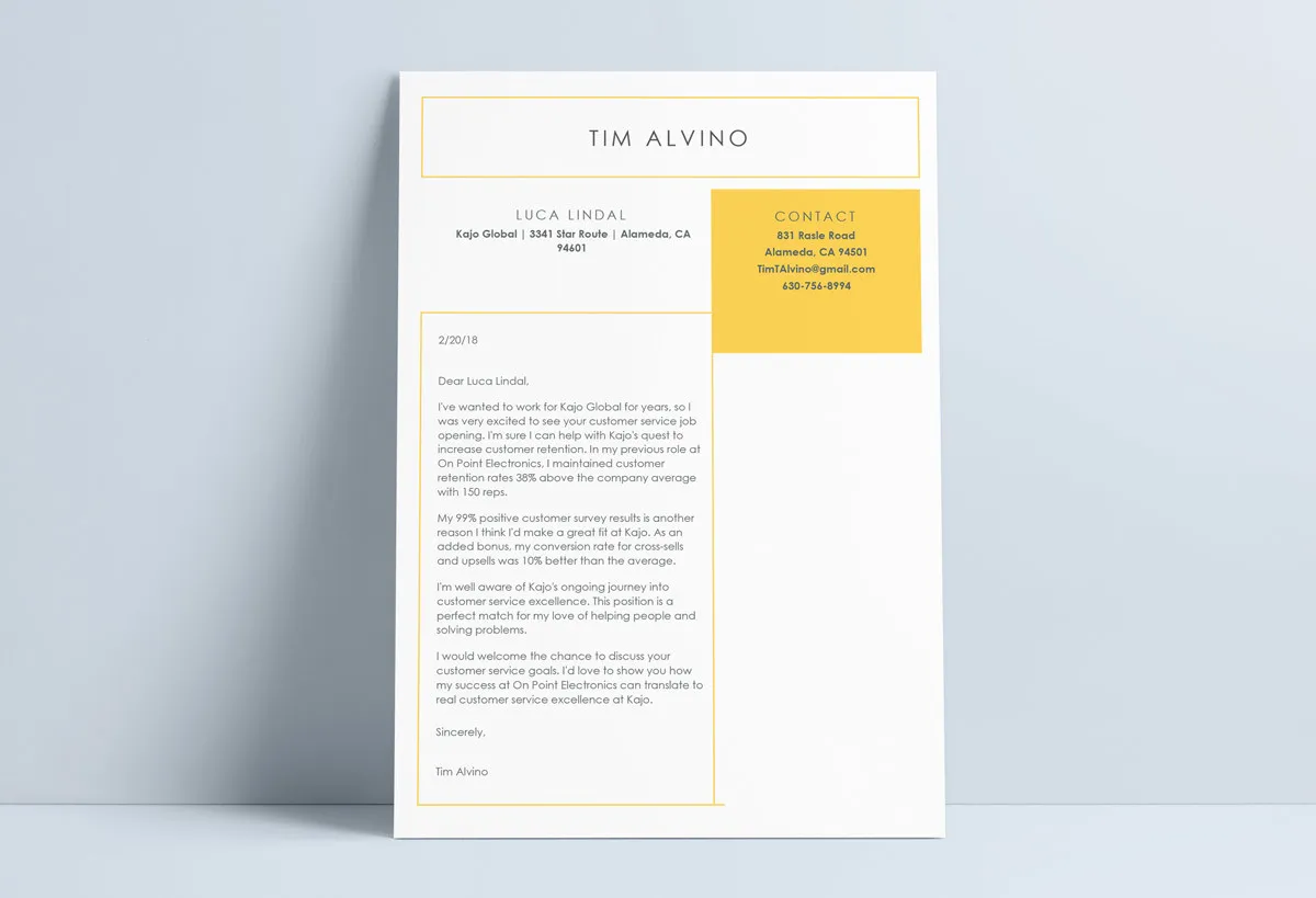 36958 cover letter writing