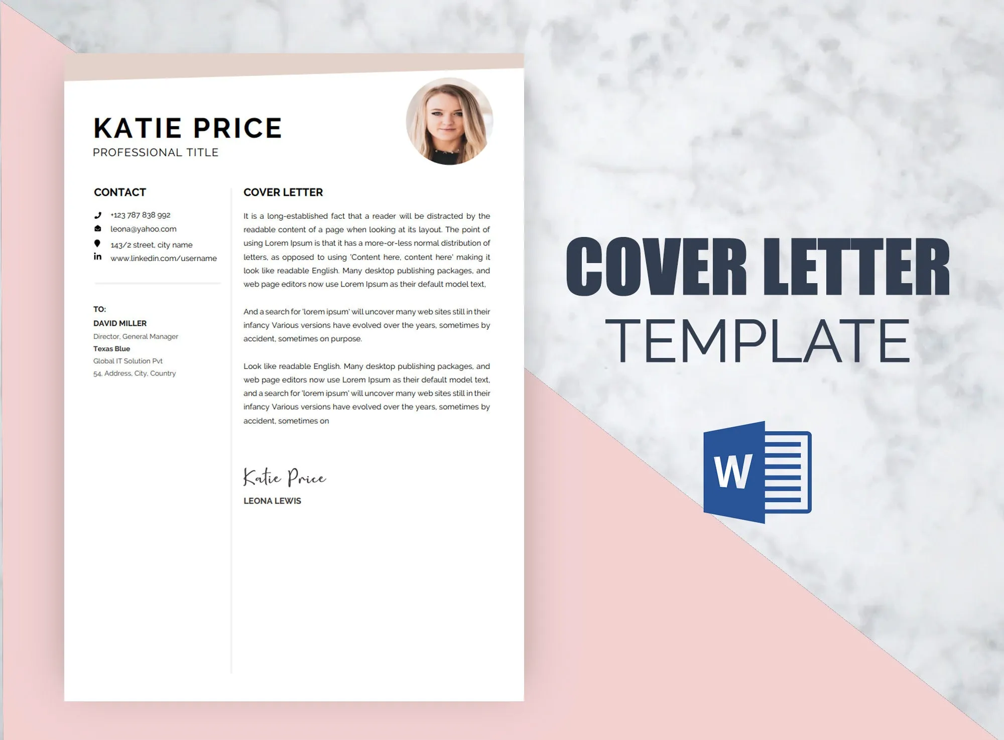 36958 microsoft word cover letter