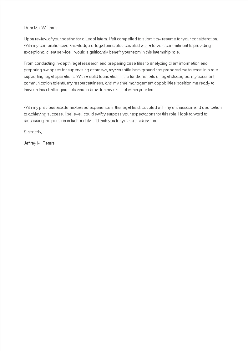 36963 cover letter formatting