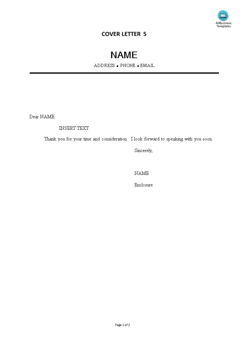 36966 creative cover letter