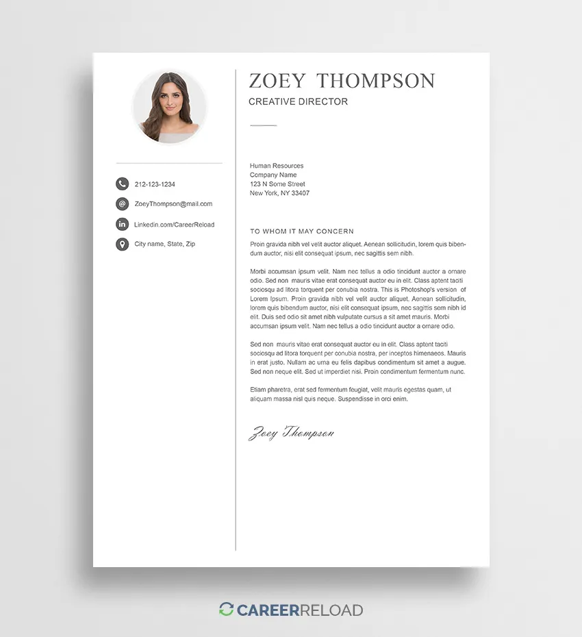 36966 modern cover letter