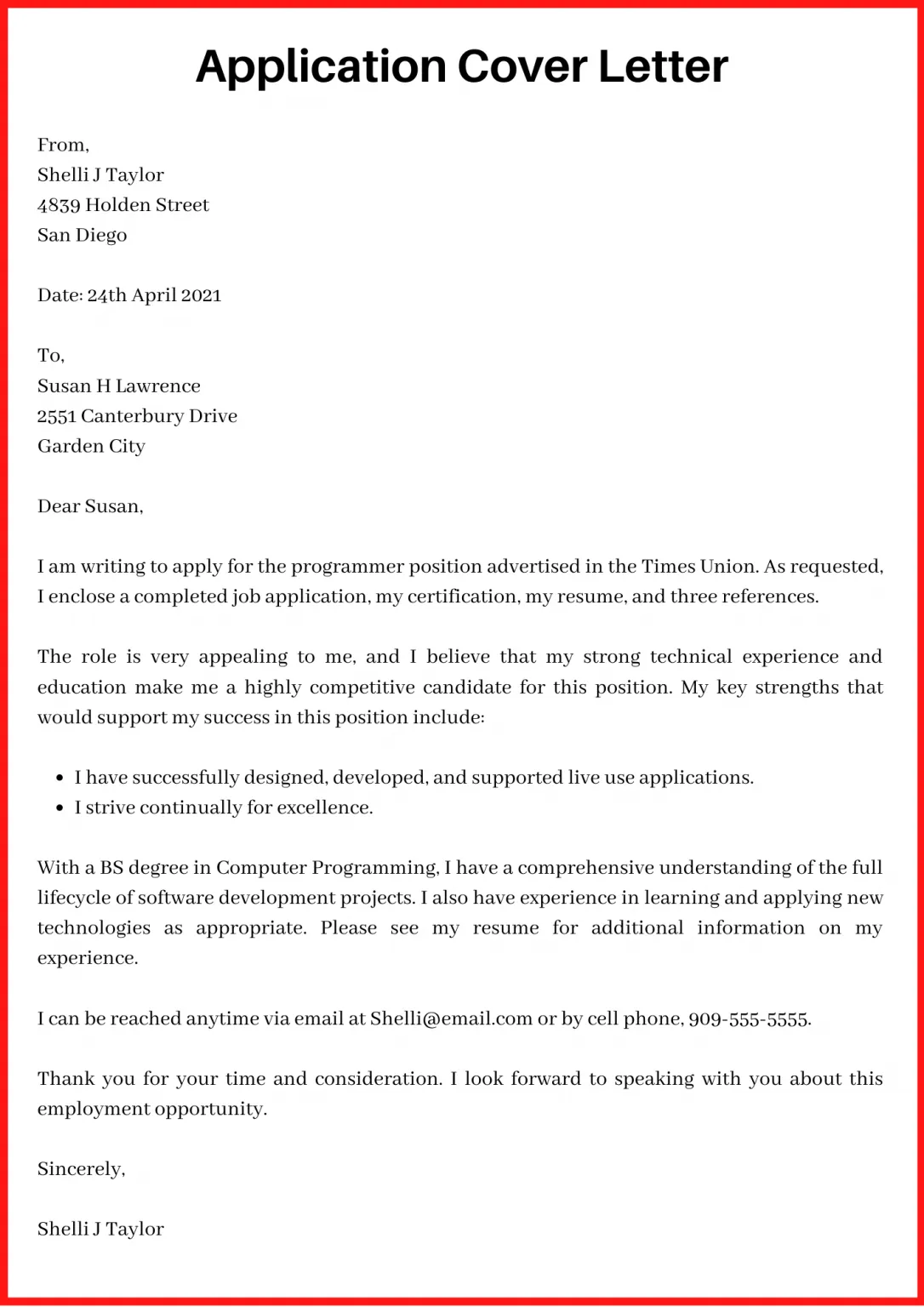 36966 professional cover letter