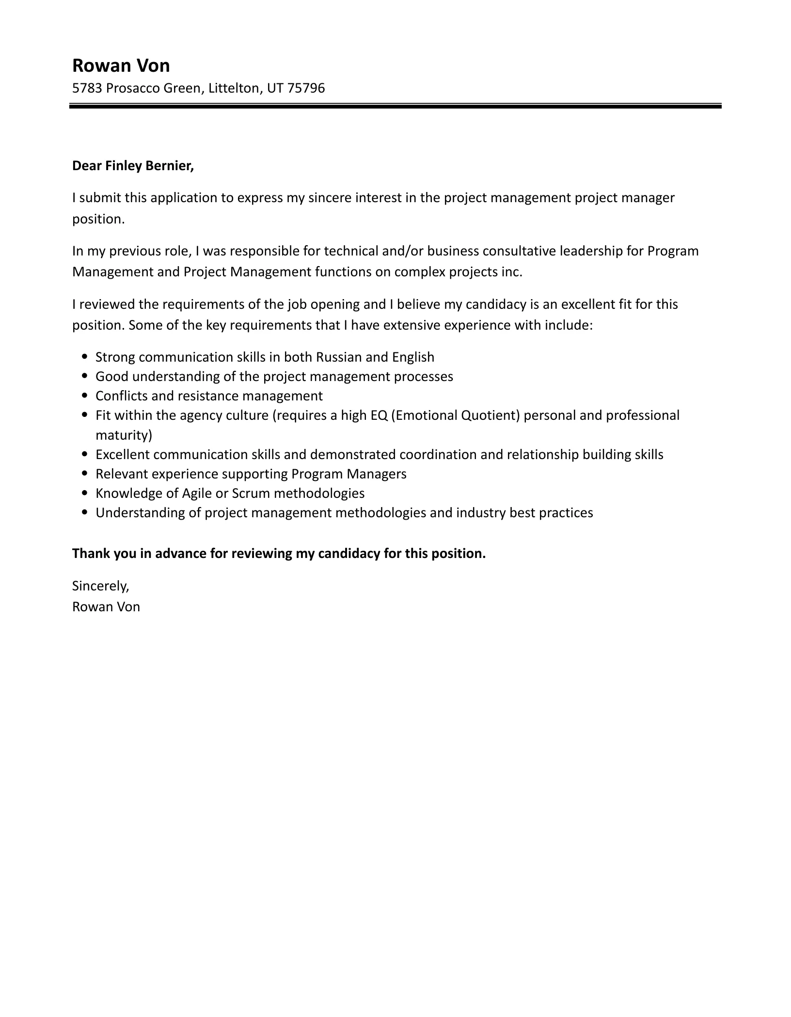 36967 pm job description
