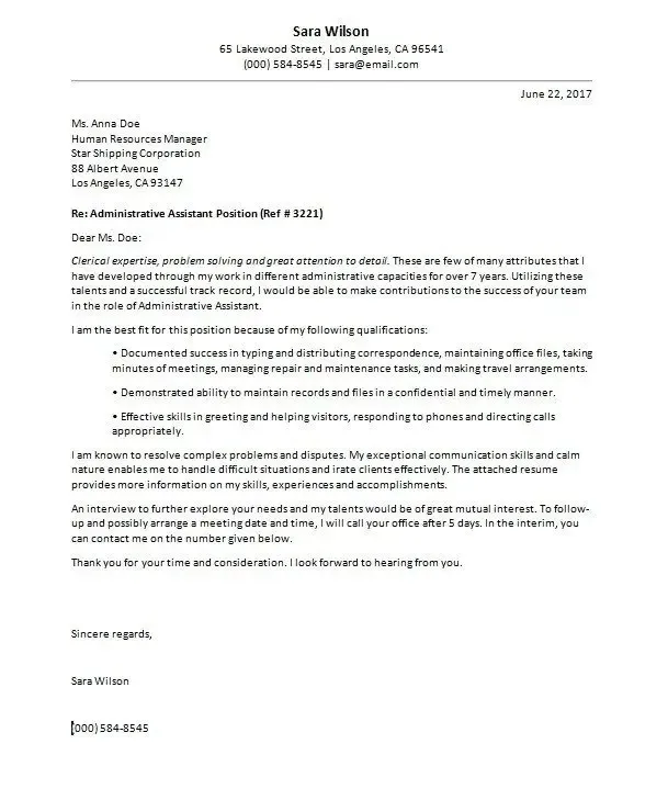 36972 results oriented cover letter