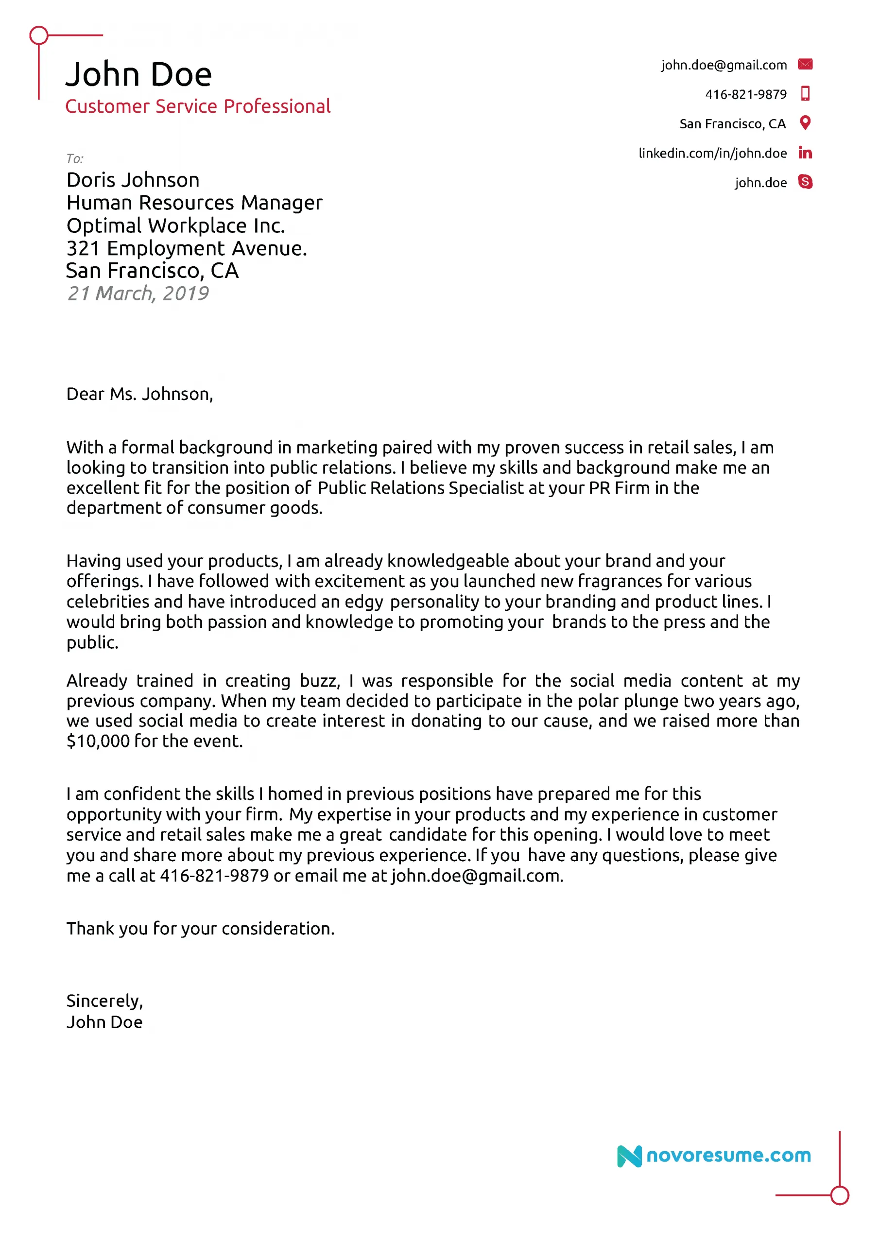 36972 tailoring cover letter