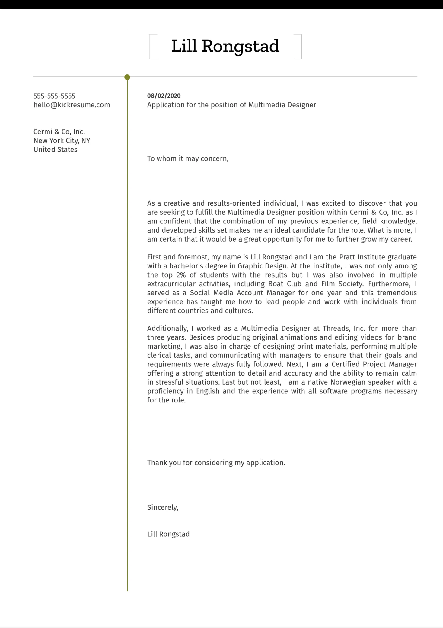 36973 cover letter format