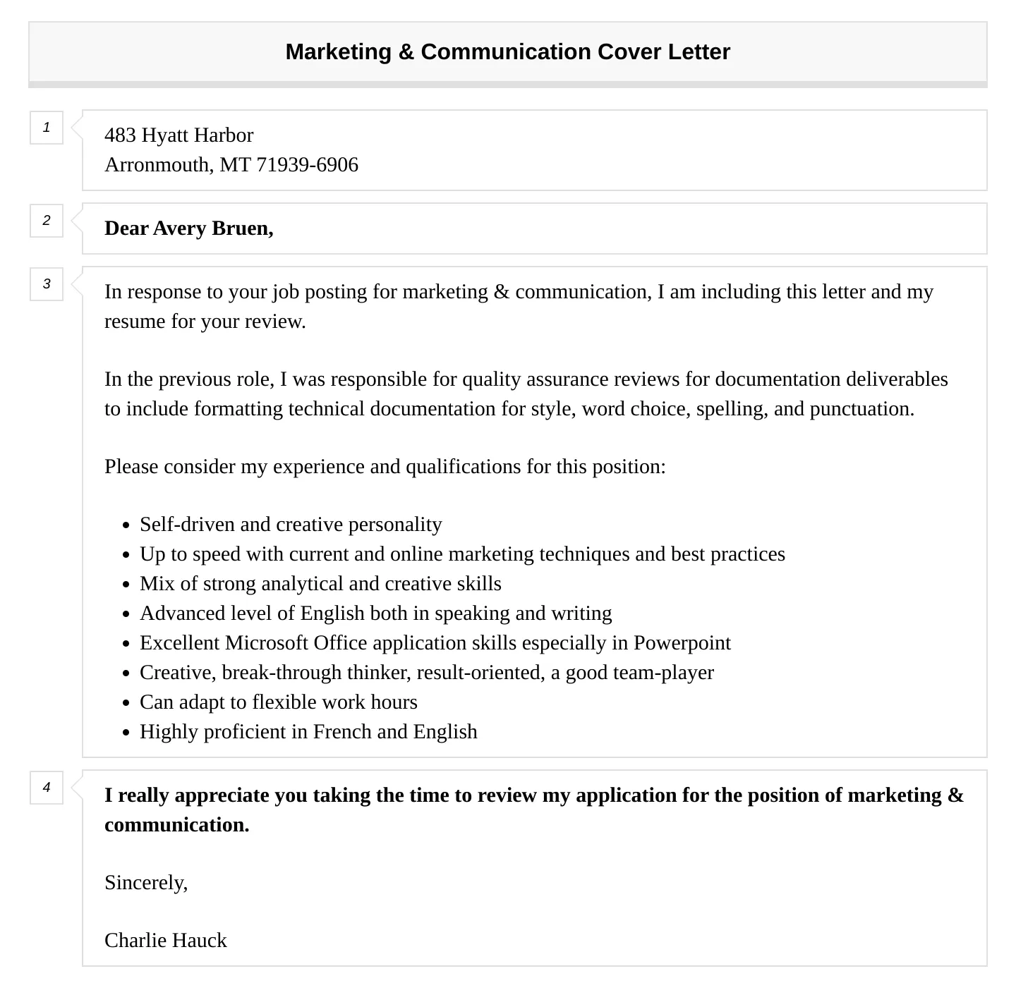 36980 marketing cover letter achievements