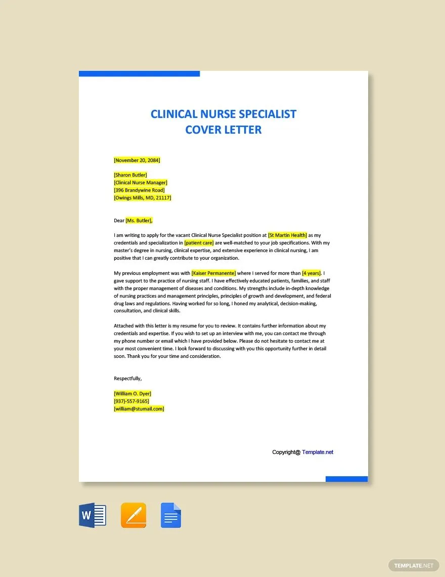 36982 clinic nurse cover letter 1