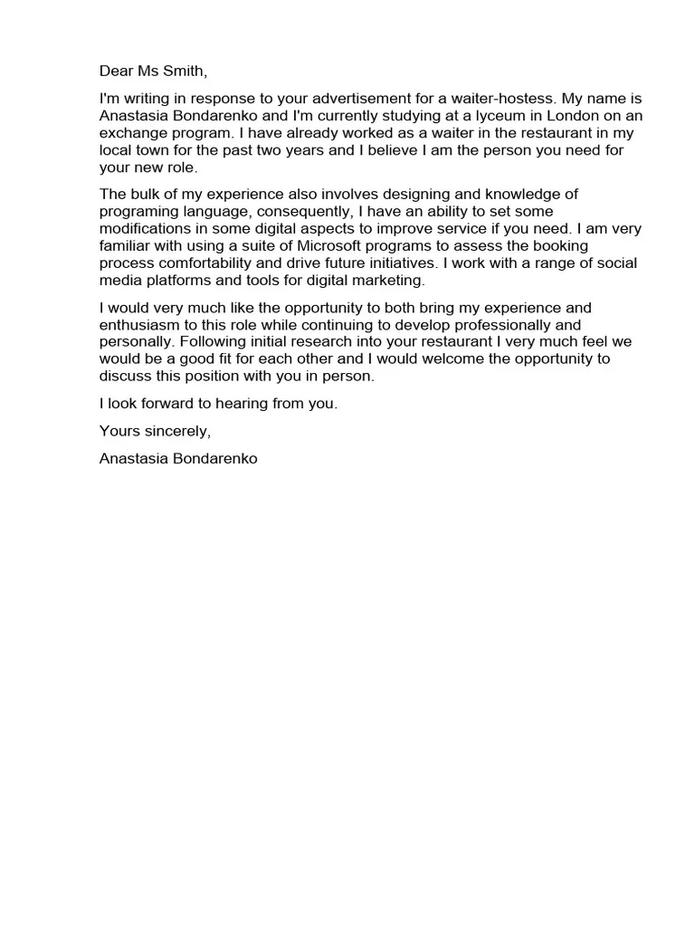 36985 proofreading cover letter