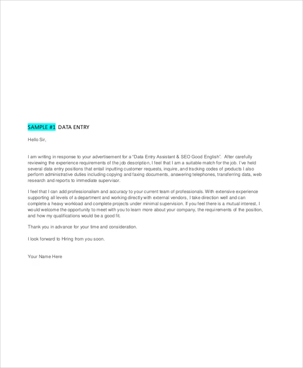 36986 proofreading cover letter