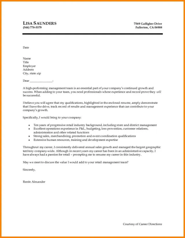 36995 cover letter creation