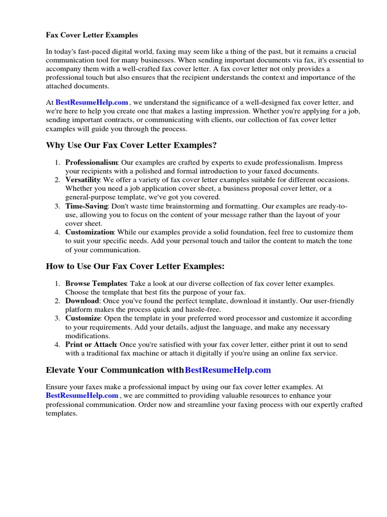36998 fax cover letter header