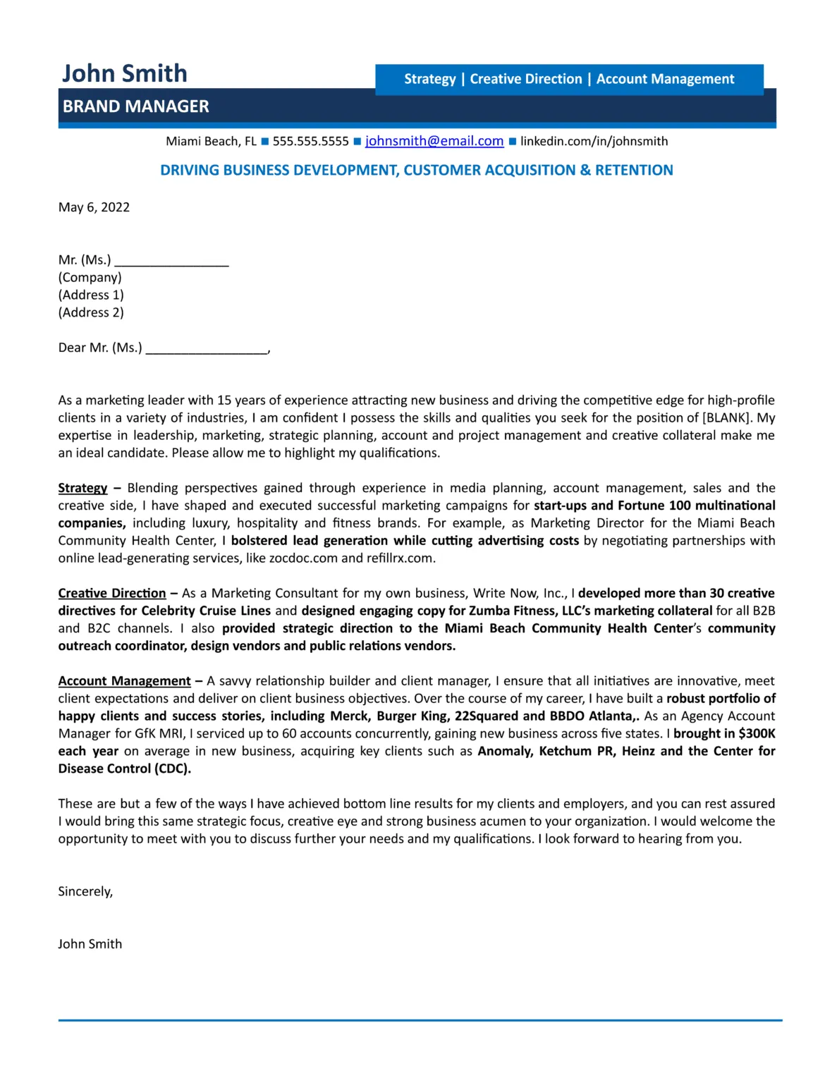 37002 brand manager cover letter mistakes