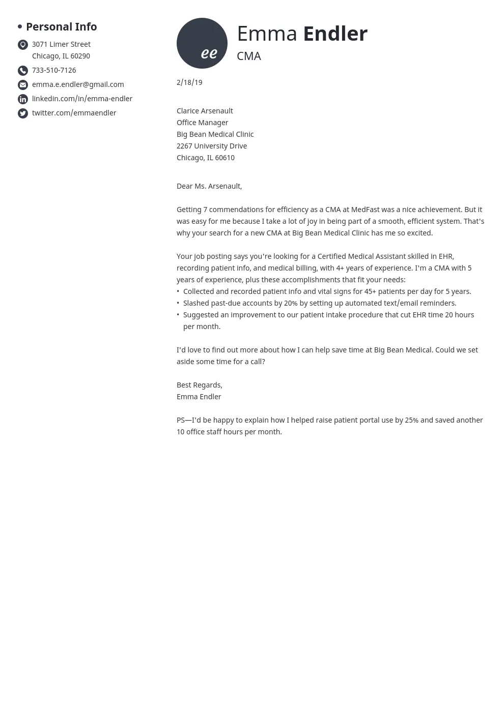 37008 cover letter components