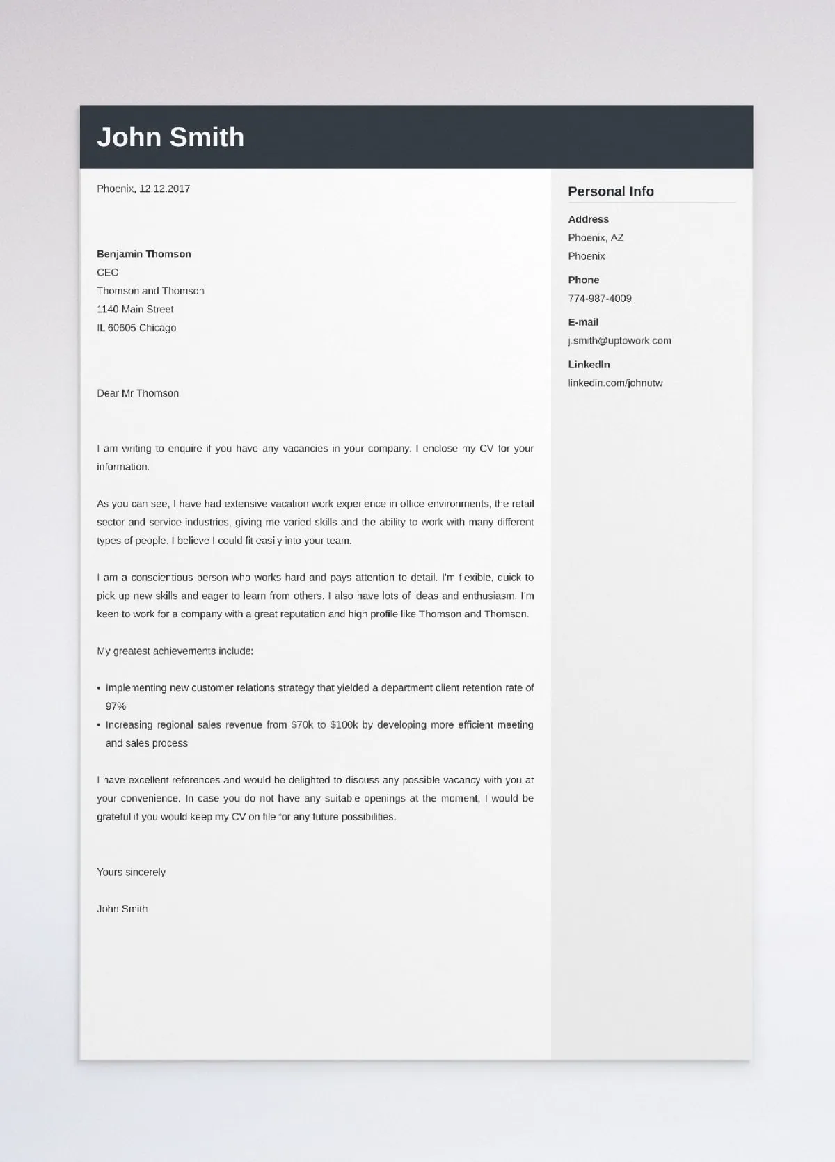 37010 tailoring cover letter