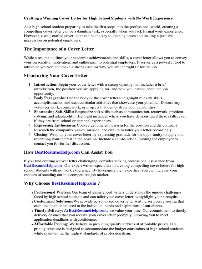 37016 cover letter structure