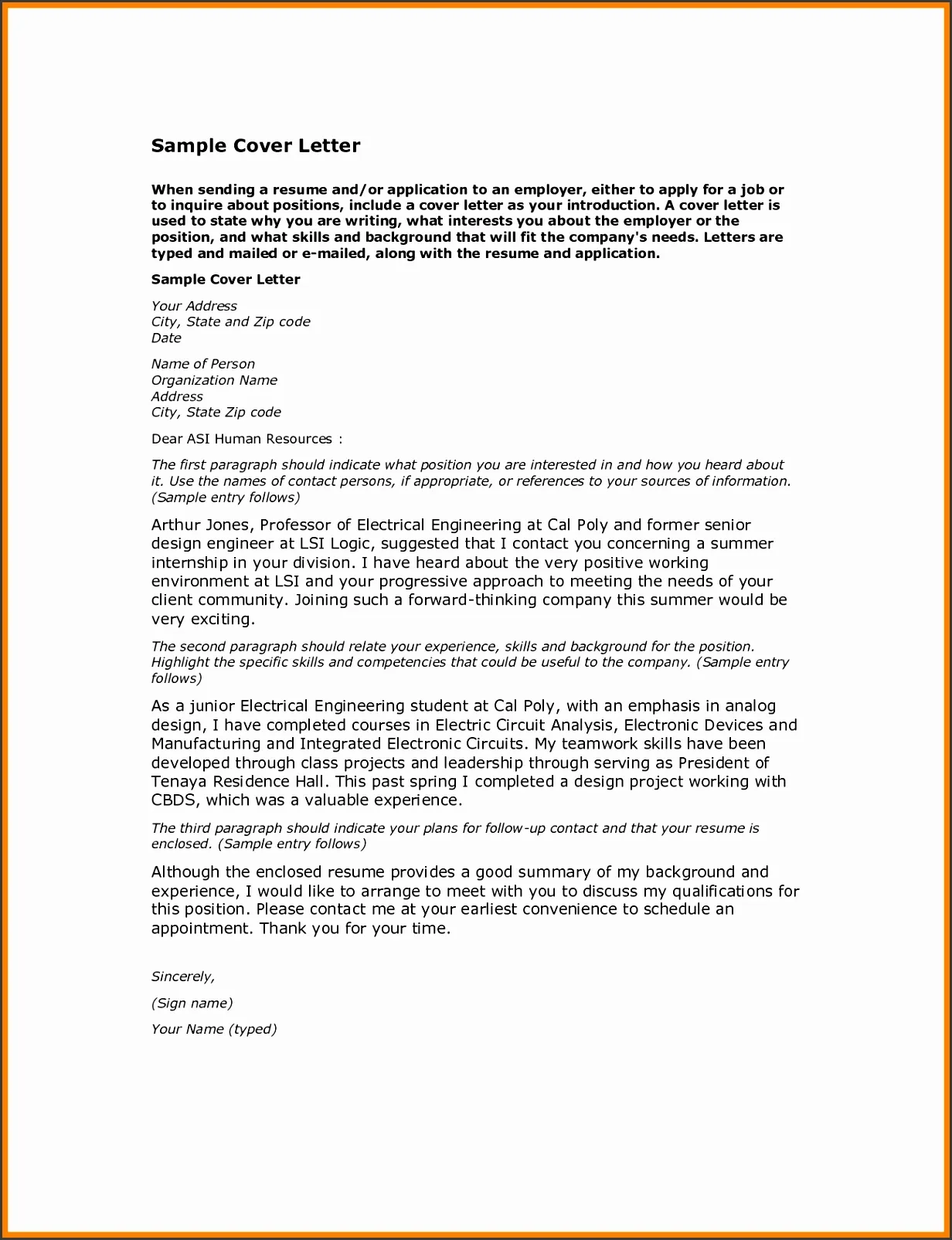 37018 cv formatting