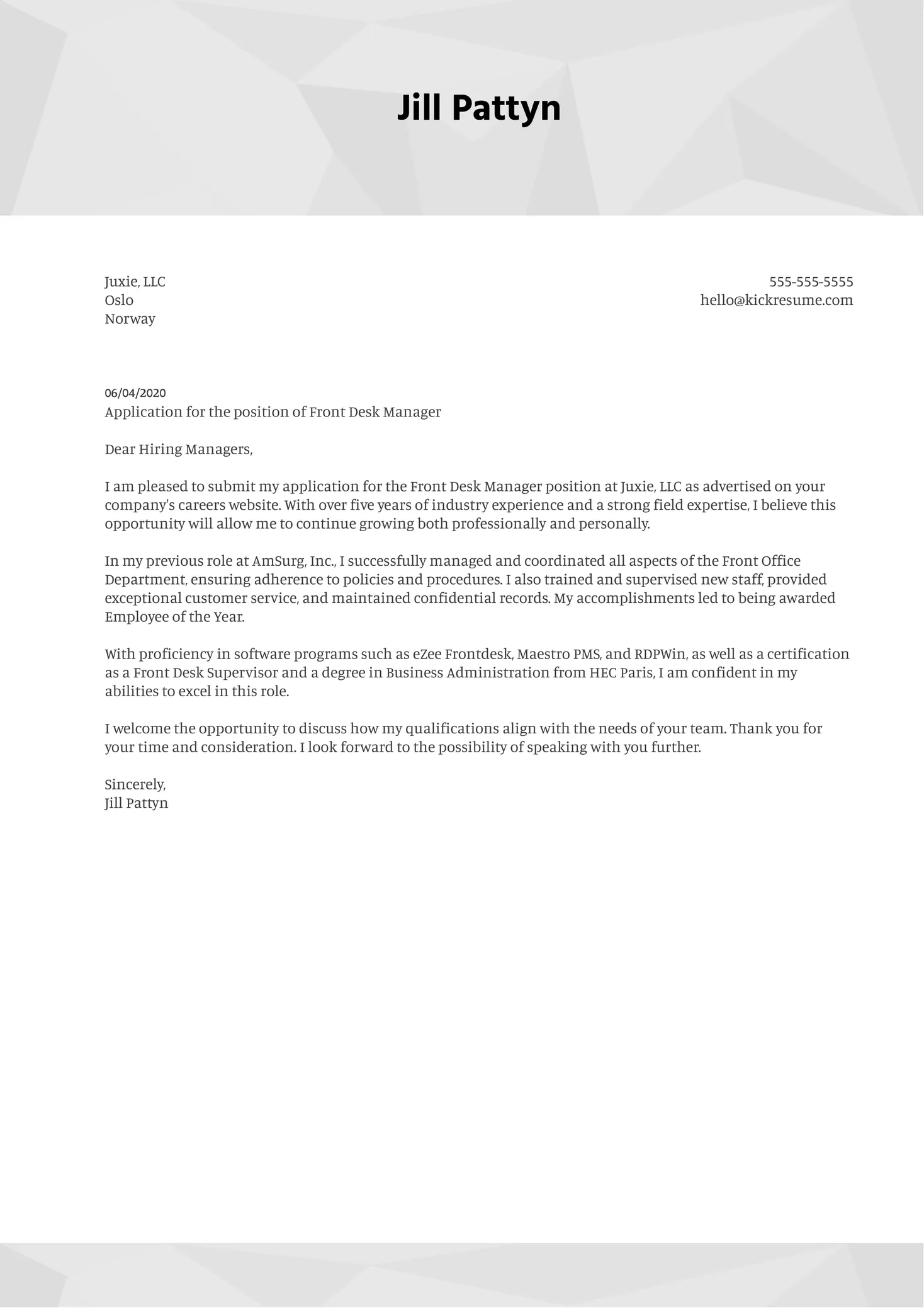 37019 cover letter greeting