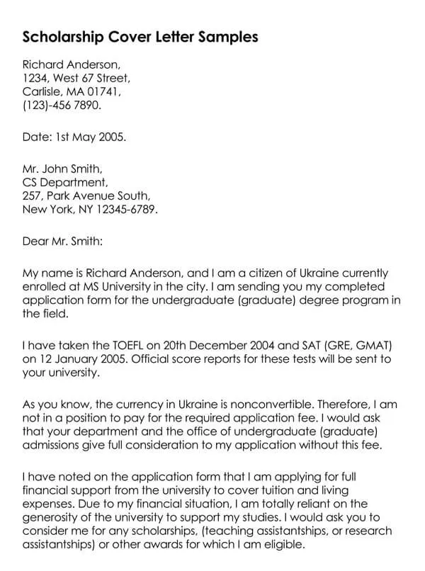 37025 cover letter contact info