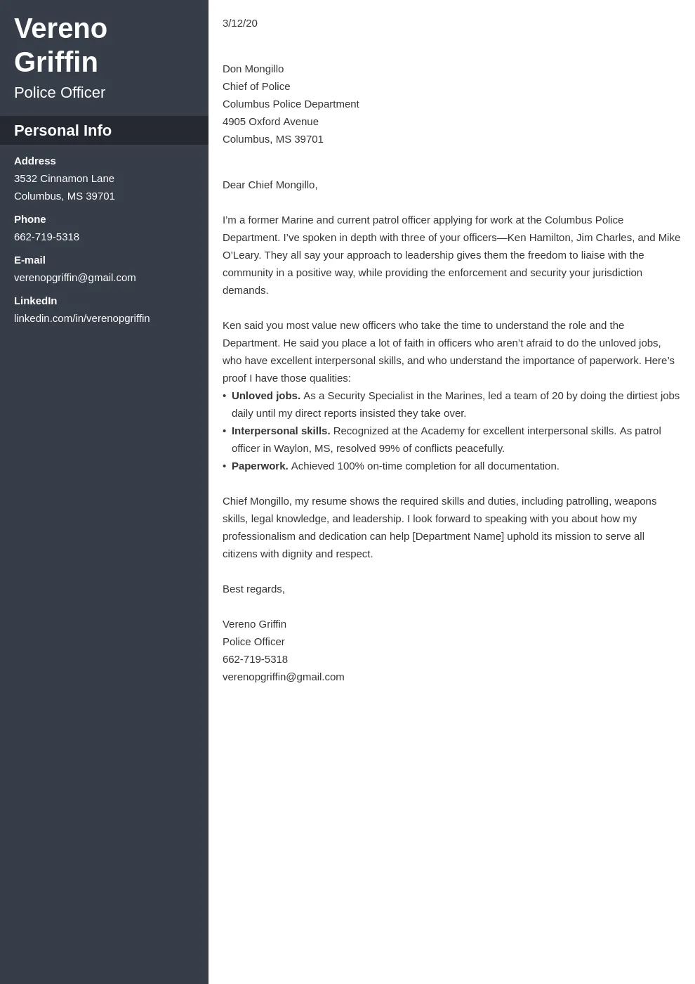 37028 cover letter elements