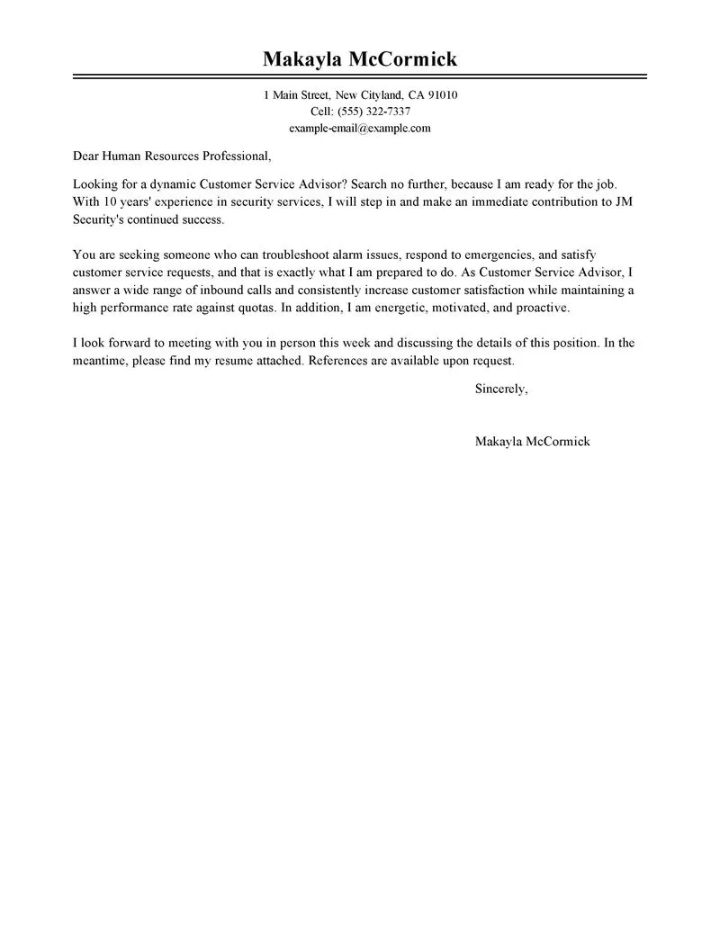 37028 cover letter formatting
