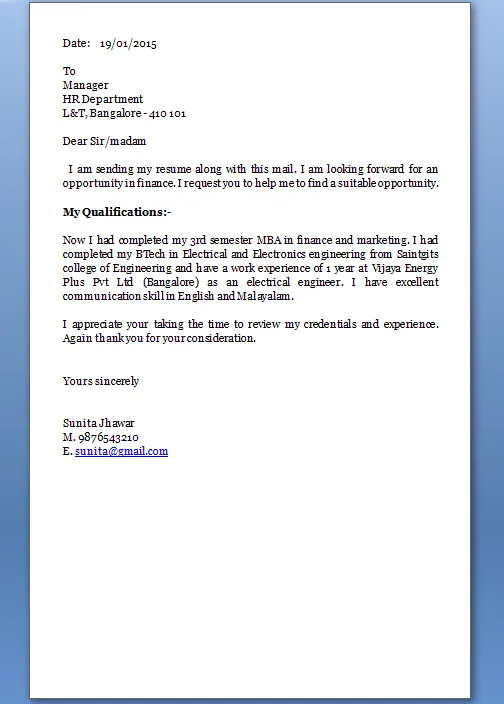 37049 cover letter purpose