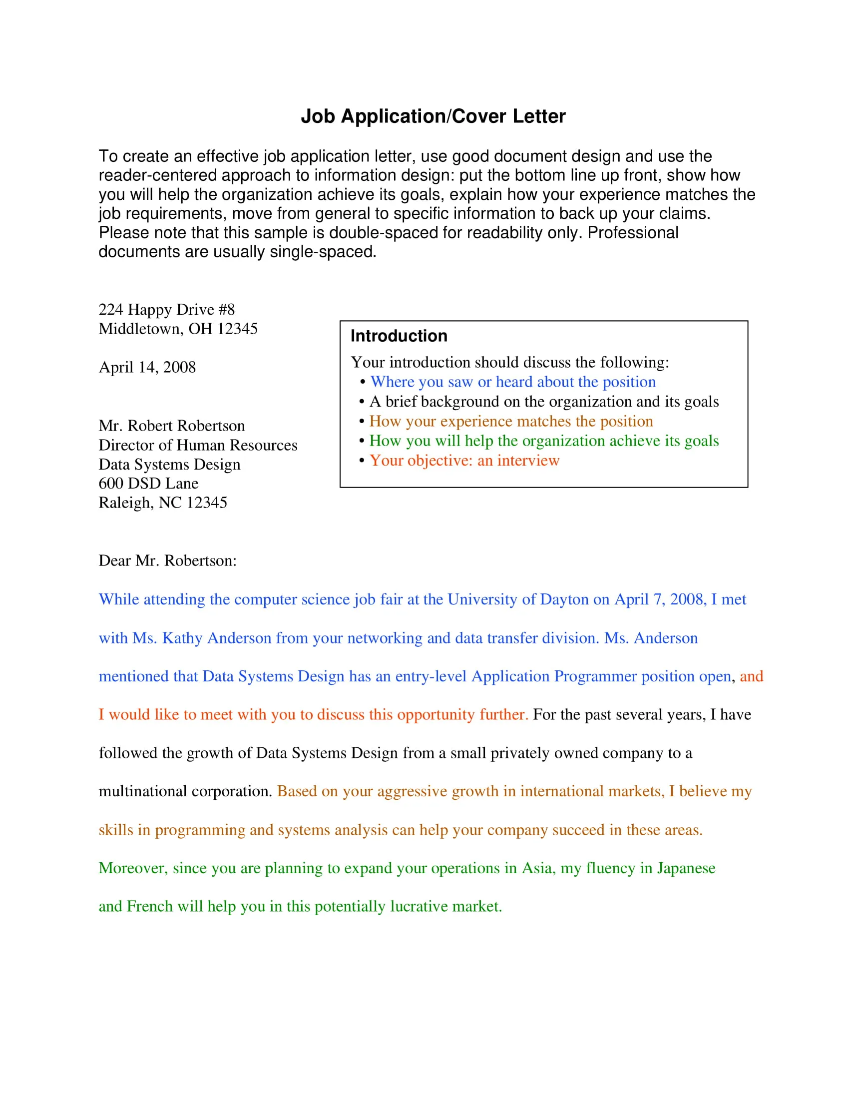 37050 career changer cover letter