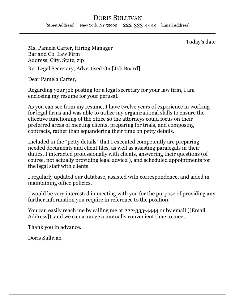 37061 cover letter legal resume 5