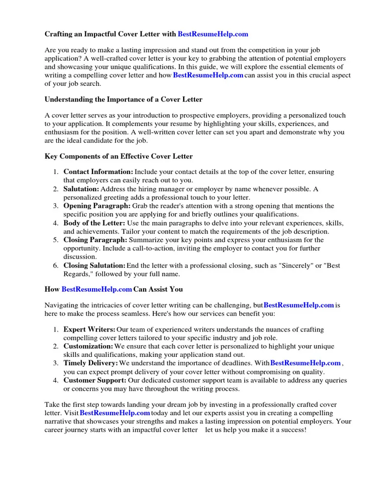 37072 cover letter importance
