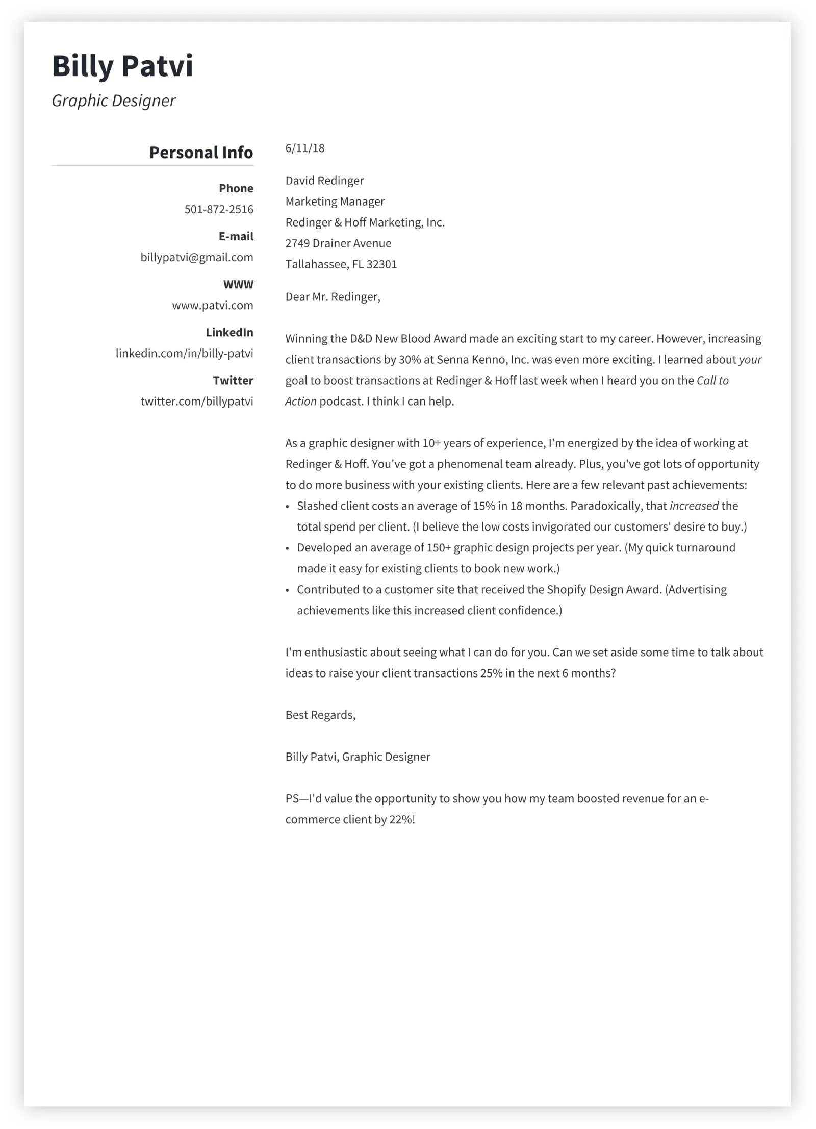 37078 cover letter accomplishments
