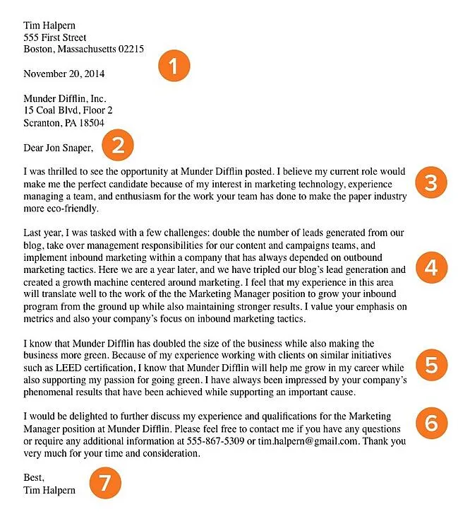 37078 cover letter structure