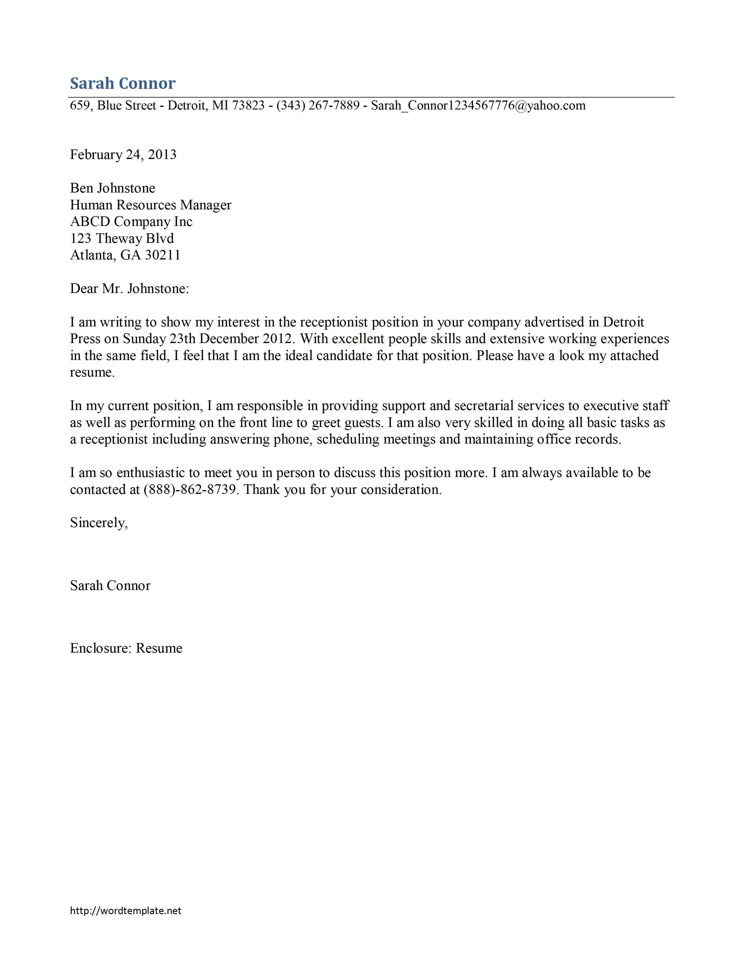 37088 receptionist closing