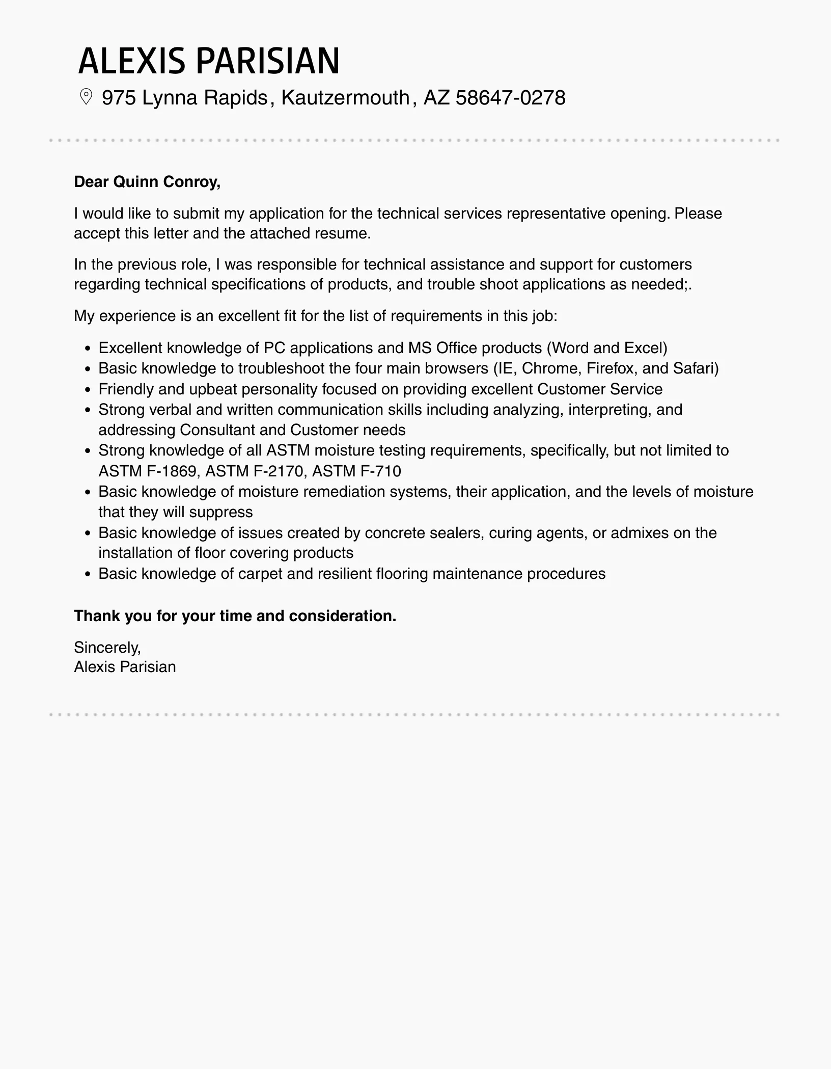 37091 tailor cover letter