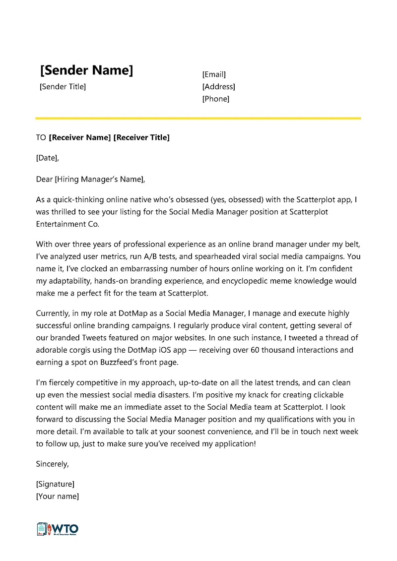 37095 career change cover letter