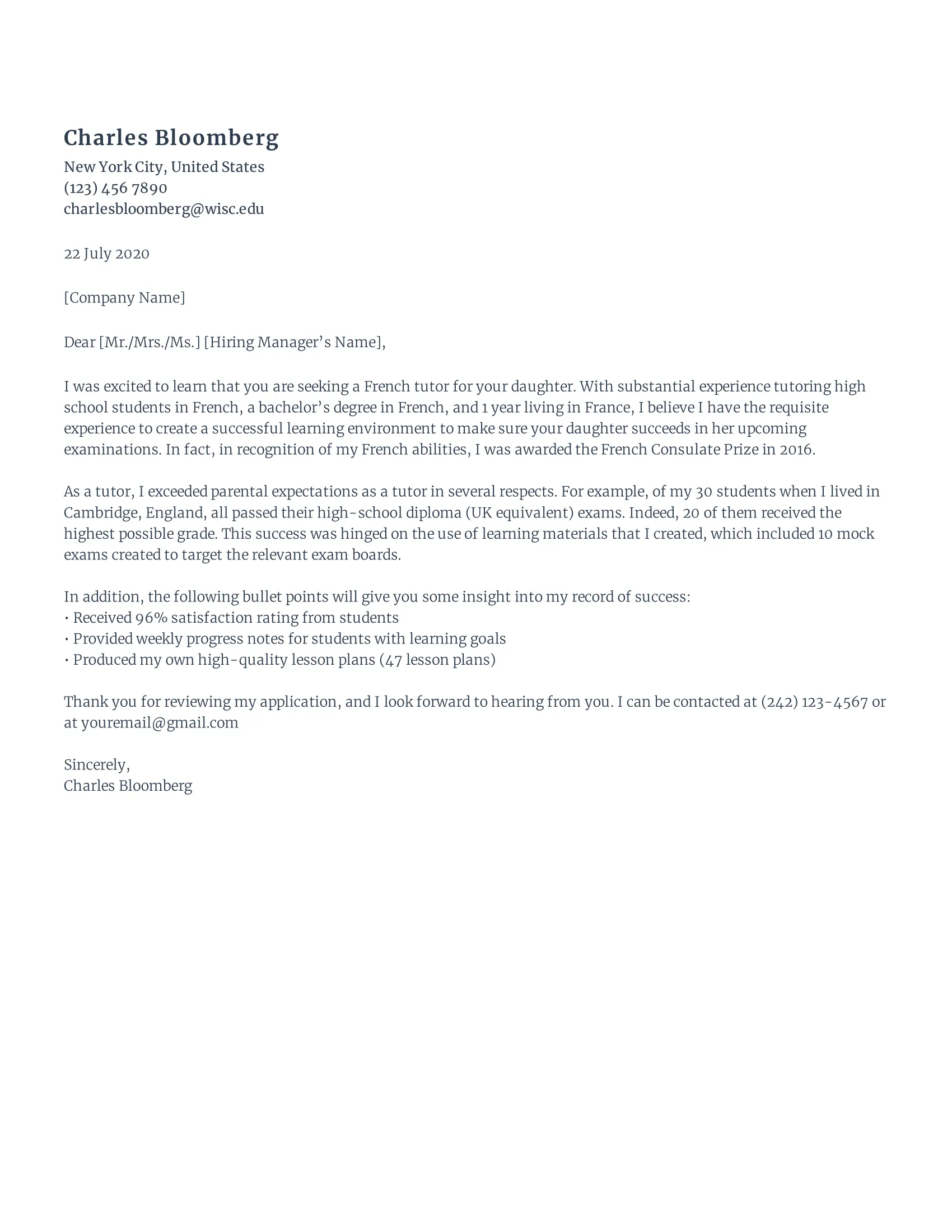 37104 cover letter formatting