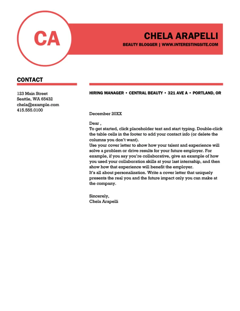 37108 tailor cover letter