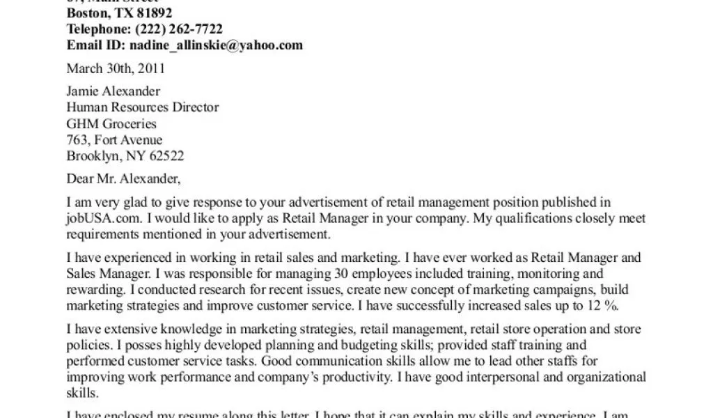 37121 cover letter formatting