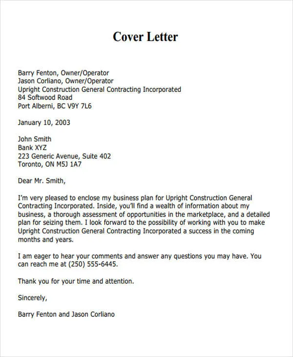 37123 rfp cover letter components