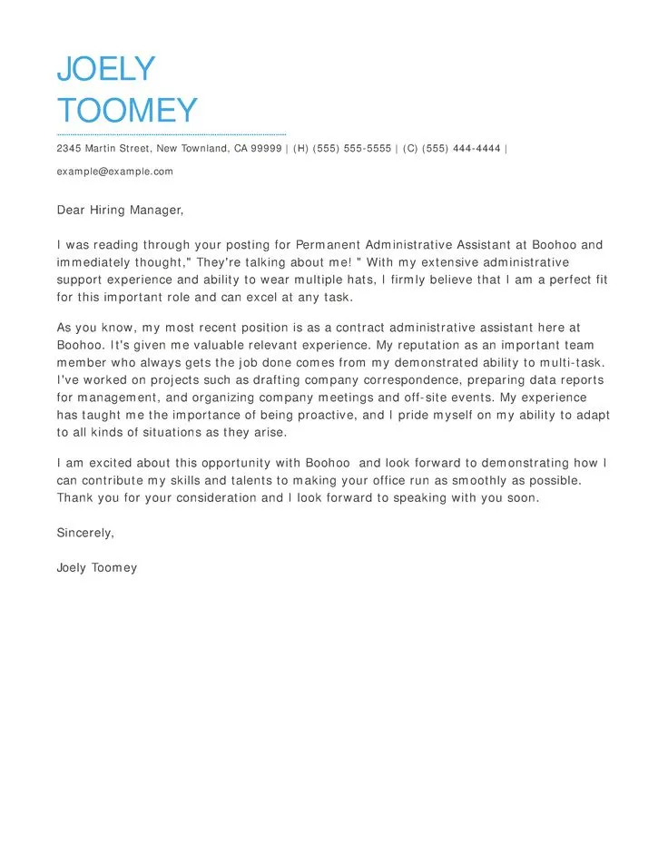 37124 quirky cover letter creative example