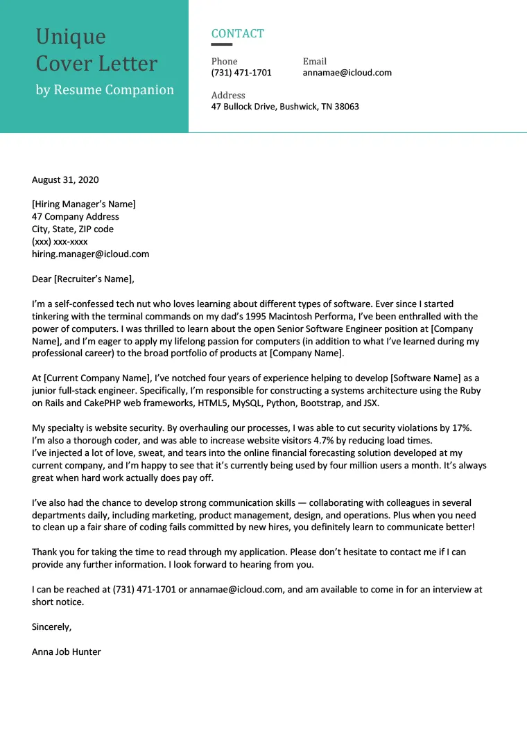 37124 quirky cover letter proofreading