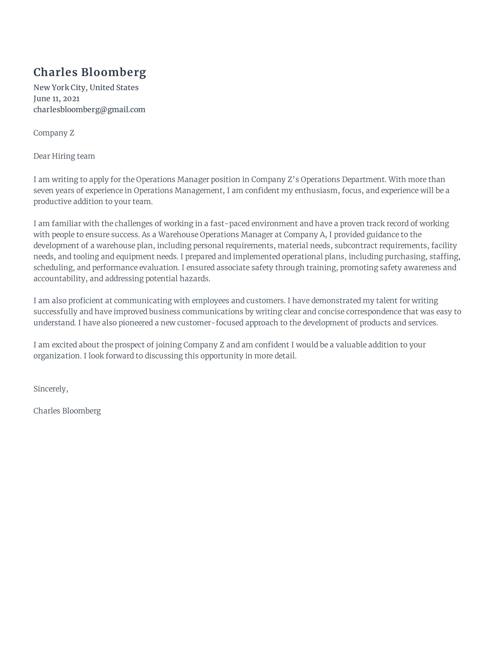 37127 cover letter sample