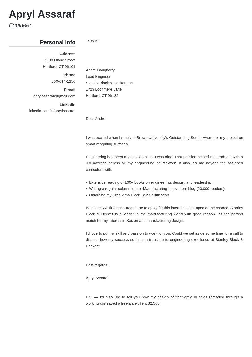 37131 internship application tips