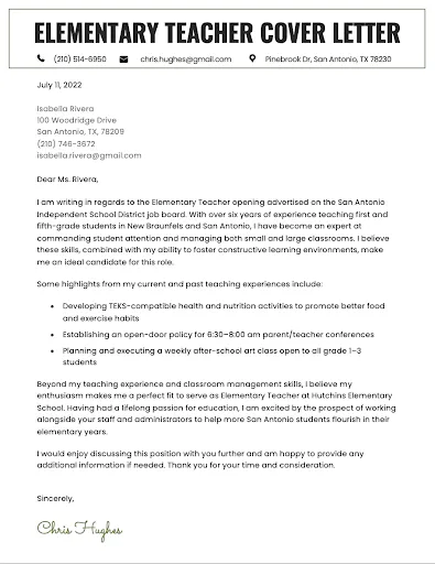 37132 teacher passion cover letter