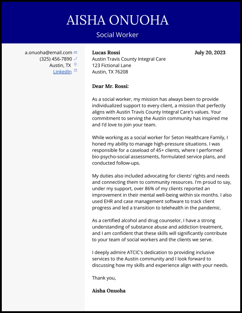 37141 msw cover letter achievements