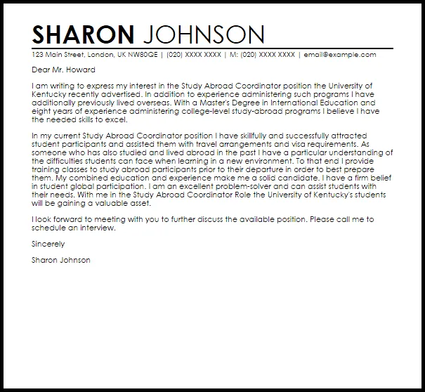 37143 cover letter formatting