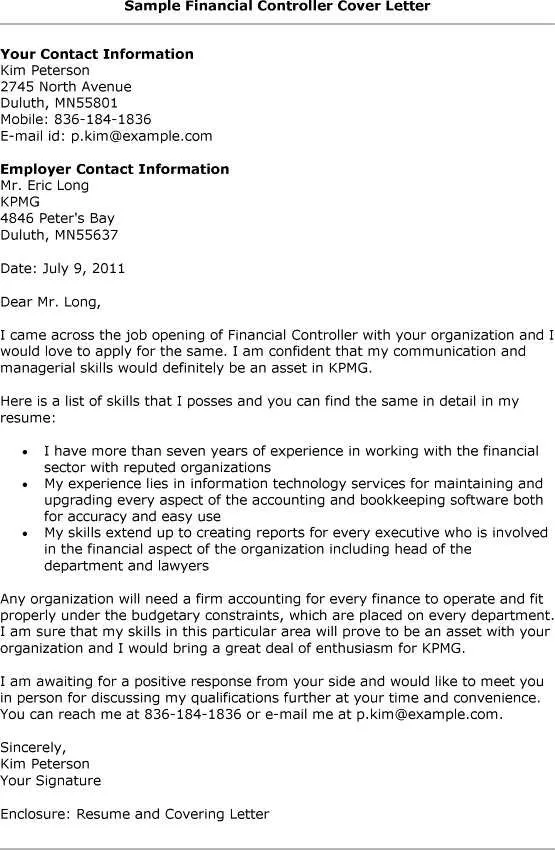 37149 controller cover letter header