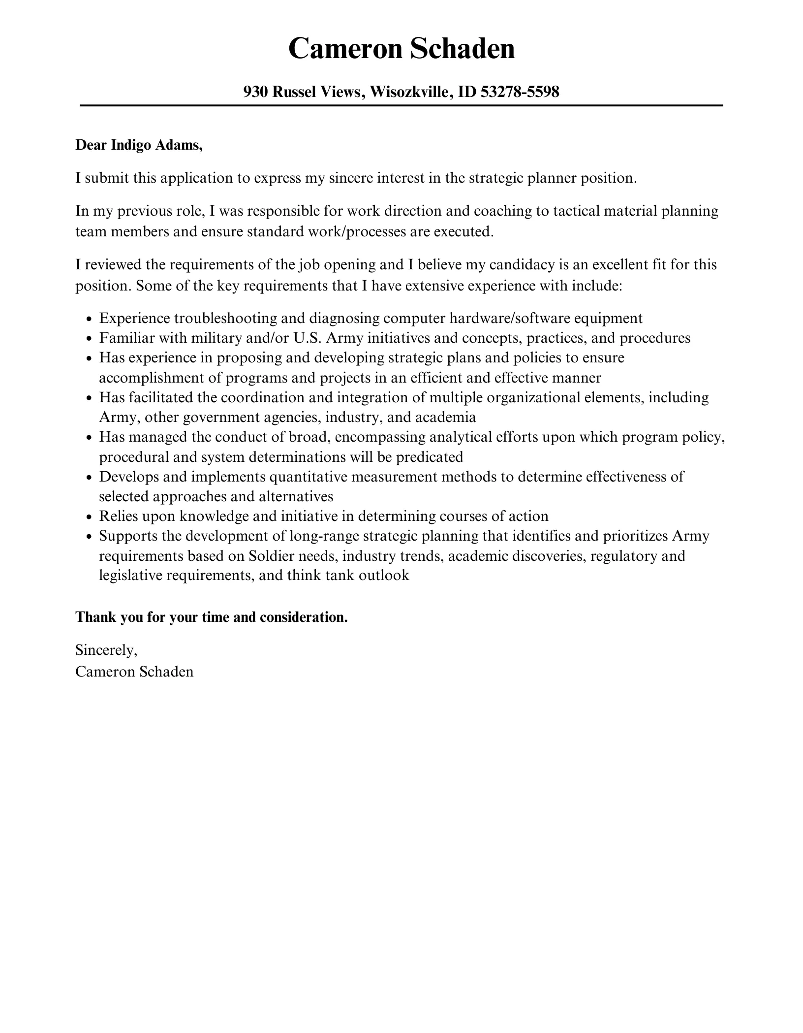 37154 concise cover letter writing