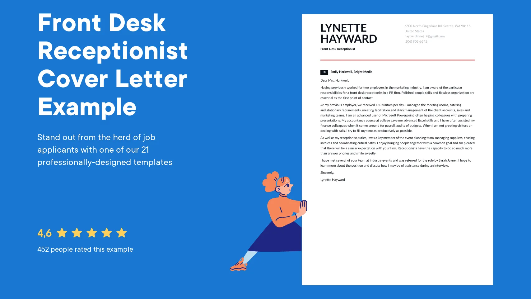 37155 front desk cover letter writing